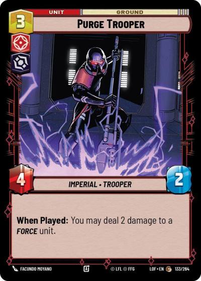 Purge Trooper 133/264 Legends of the Force Star Wars card