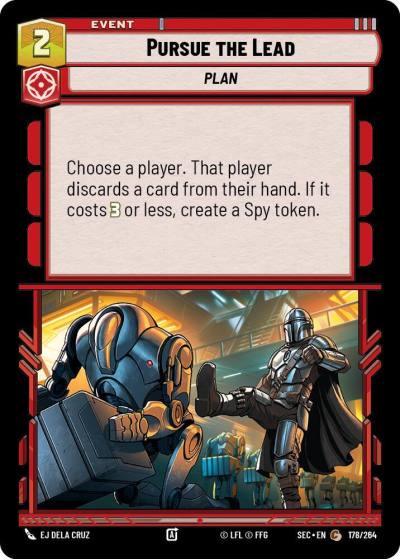 Pursue the Lead 178/264 Secrets of Power Star Wars card