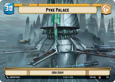 Pyke Palace (Hyperspace) 519 Twilight of the Republic Star Wars card