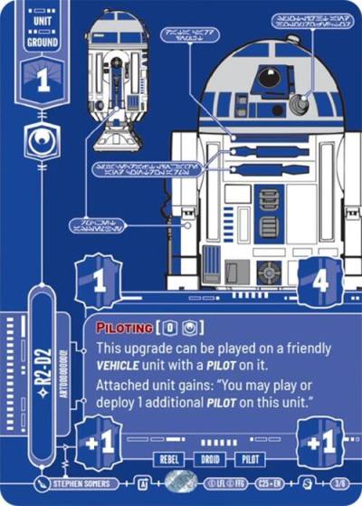 R2-D2 - Artooooooooo! 45722 2025 Convention Exclusive Star Wars card