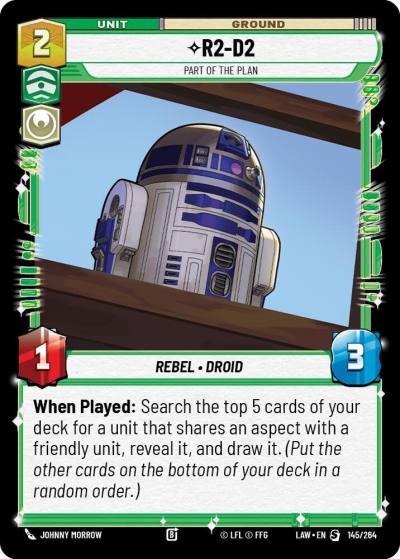 R2-D2 - Part of the Plan 145/264 A Lawless Time Star Wars card