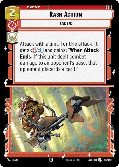 Rash Action 162/264 Ashes of the Empire Star Wars card