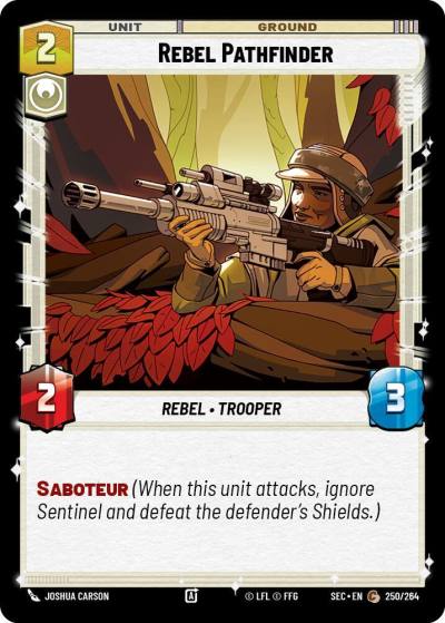 Rebel Pathfinder 250/264 Secrets of Power Star Wars card