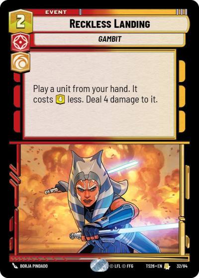Reckless Landing 32/84 Twin Suns Star Wars card