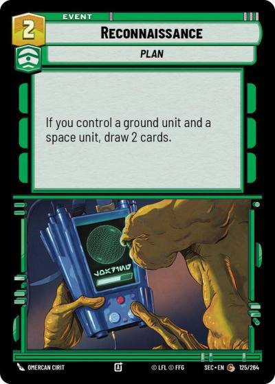 Reconnaissance 125/264 Secrets of Power Star Wars card