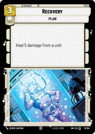 Recovery 13/104 Intro Battle Hoth Star Wars card