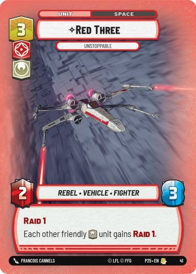 Red Three - Unstoppable 41 Organized Play Promos Star Wars card