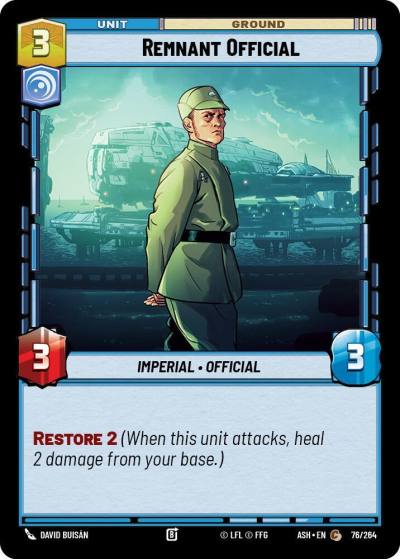 Remnant Official 76/264 Ashes of the Empire Star Wars card