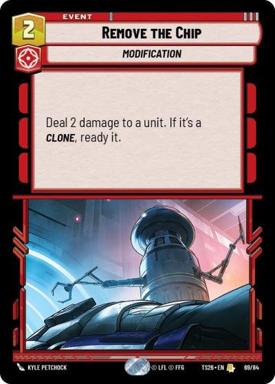 Remove the Chip 69/84 Twin Suns Star Wars card