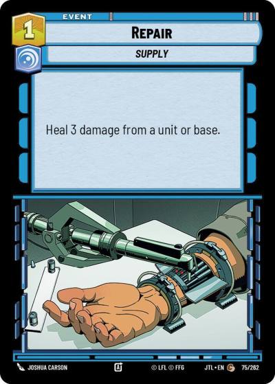 Repair 075/262 Jump to Lightspeed Star Wars card