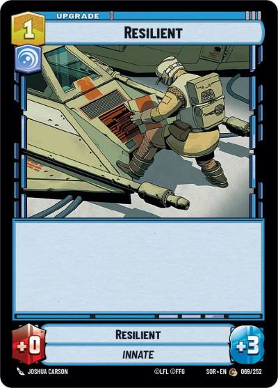 Resilient 069/252 Spark of Rebellion Star Wars card