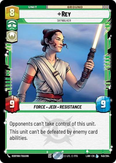 Rey - Skywalker 149/264 A Lawless Time Star Wars card
