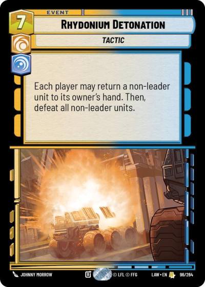 Rhydonium Detonation 96/264 A Lawless Time Star Wars card