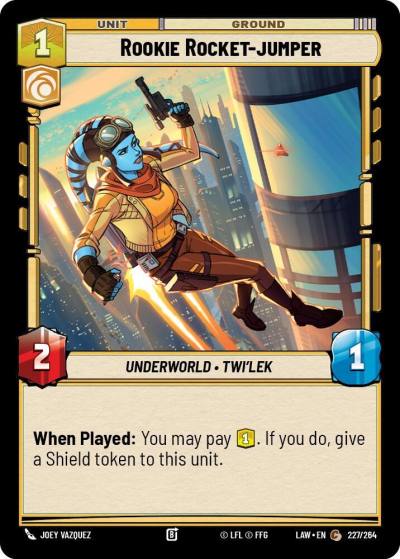 Rookie Rocket-jumper 227/264 A Lawless Time Star Wars card