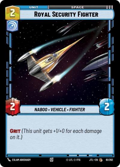 Royal Security Fighter 061/262 Jump to Lightspeed Star Wars card
