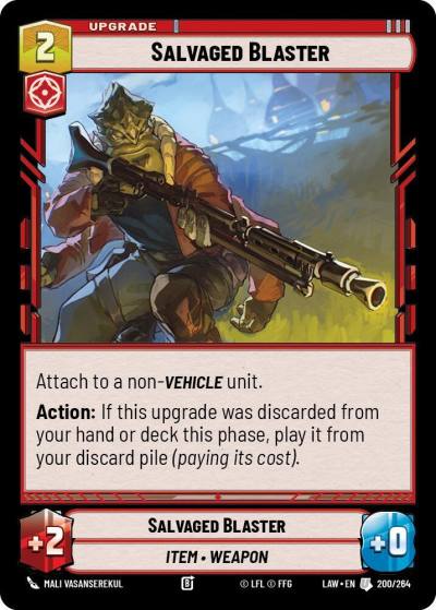 Salvaged Blaster 200/264 A Lawless Time Star Wars card