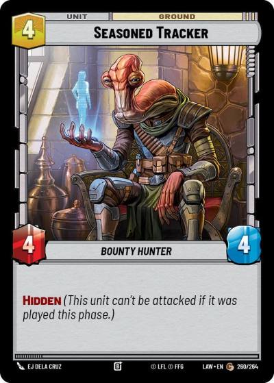 Seasoned Tracker 260/264 A Lawless Time Star Wars card