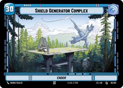 Shield Generator Complex // Shield 020/262 // T04/T04 Jump to Lightspeed Star Wars card