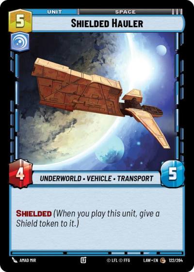 Shielded Hauler 122/264 A Lawless Time Star Wars card