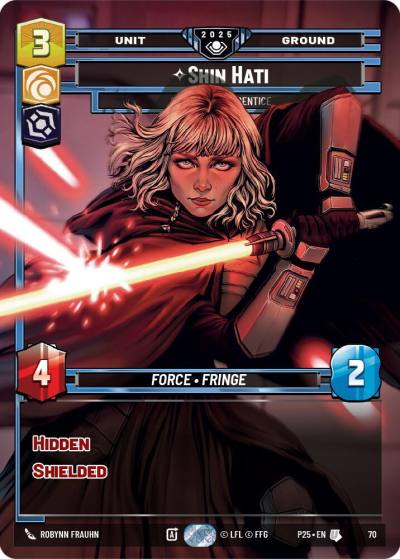 Shin Hati - Overeager Apprentice (70) 70 Organized Play Promos Star Wars card
