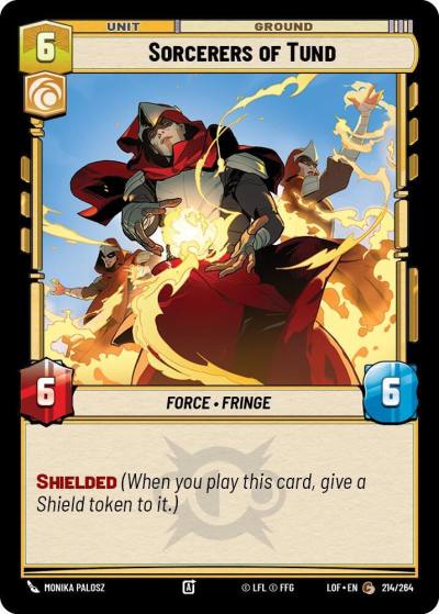 Sorcerers of Tund 214/264 Legends of the Force Star Wars card