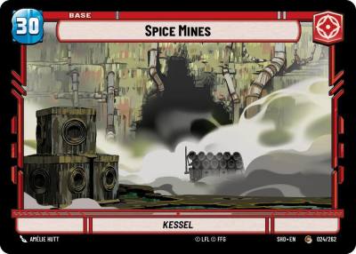 Spice Mines // Shield 024 // T02 Shadows of the Galaxy Star Wars card