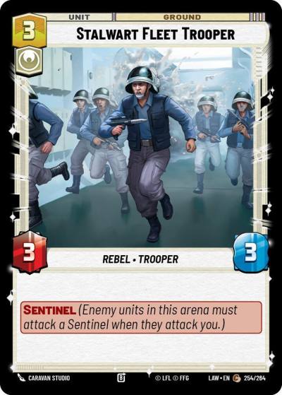 Stalwart Fleet Trooper 254/264 A Lawless Time Star Wars card
