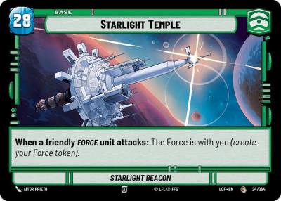Starlight Temple // Force 024/264 // T03/T03 Legends of the Force Star Wars card