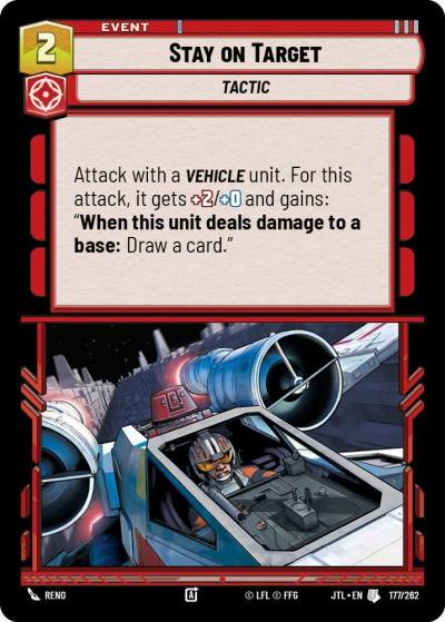Stay on Target 177/262 Jump to Lightspeed Star Wars card