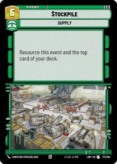 Stockpile 171/264 A Lawless Time Star Wars card
