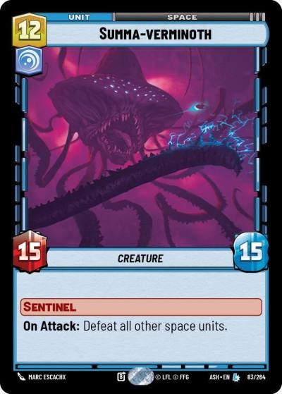 Summa-verminoth 83/264 Ashes of the Empire Star Wars card