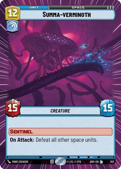 Summa-verminoth (Hyperspace) 347 Ashes of the Empire Star Wars card