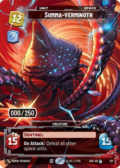 Summa-verminoth (Serialized) 921 Ashes of the Empire Star Wars card