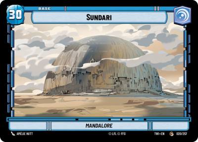 Sundari // Battle Droid 020/257 // T01/T02 Twilight of the Republic Star Wars card
