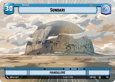 Sundari (Hyperspace) 295 Twilight of the Republic Star Wars card