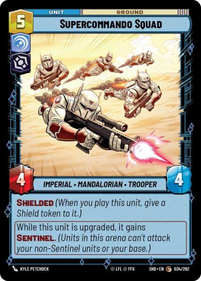 Supercommando Squad 034/262 Shadows of the Galaxy Star Wars card