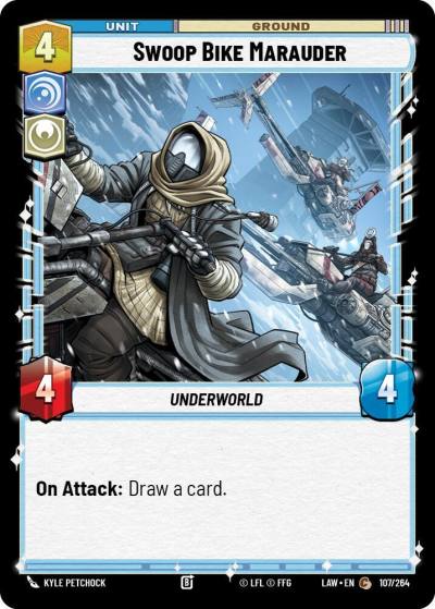 Swoop Bike Marauder 107/264 A Lawless Time Star Wars card