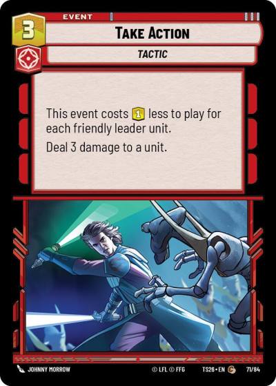 Take Action 71/84 Twin Suns Star Wars card