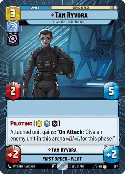 Tam Ryvora - Searching For Purpose (Hyperspace) 297 Jump to Lightspeed Star Wars card
