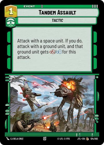 Tandem Assault 124/262 Jump to Lightspeed Star Wars card