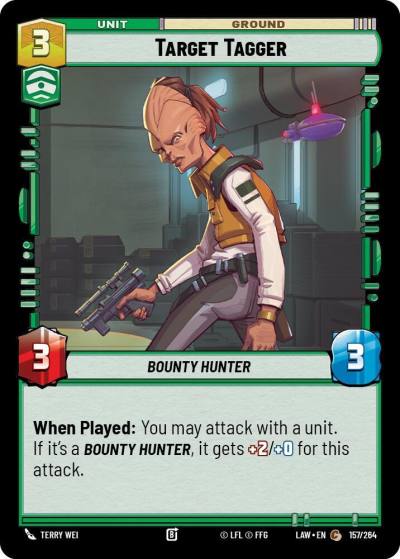 Target Tagger 157/264 A Lawless Time Star Wars card