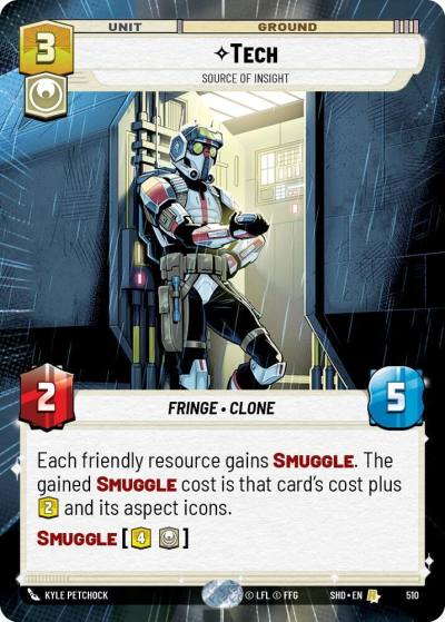 Tech - Source of Insight (Hyperspace) 510 Shadows of the Galaxy Star Wars card