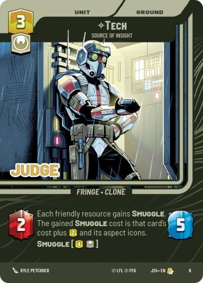 Tech - Source of Insight 6 Judge Promos Star Wars card