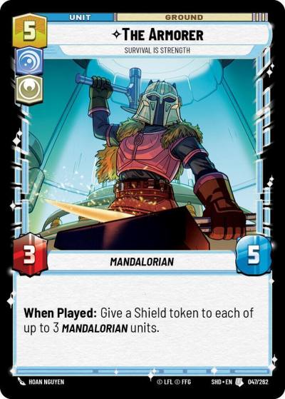 The Armorer - Survival Is Strength 047/262 Shadows of the Galaxy Star Wars card