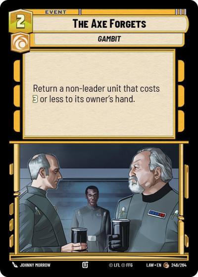 The Axe Forgets 246/264 A Lawless Time Star Wars card