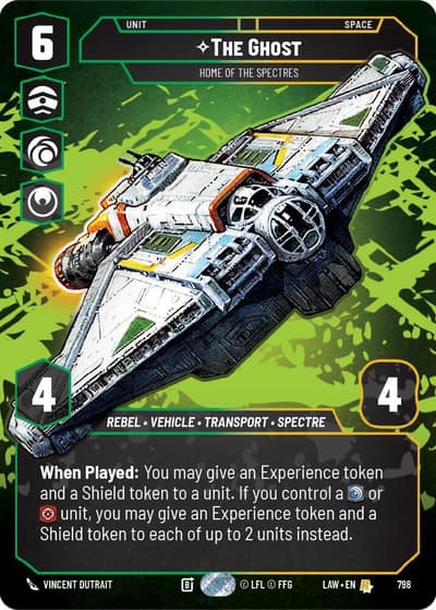 The Ghost - Home of the Spectres (Prestige) 798 A Lawless Time Star Wars card