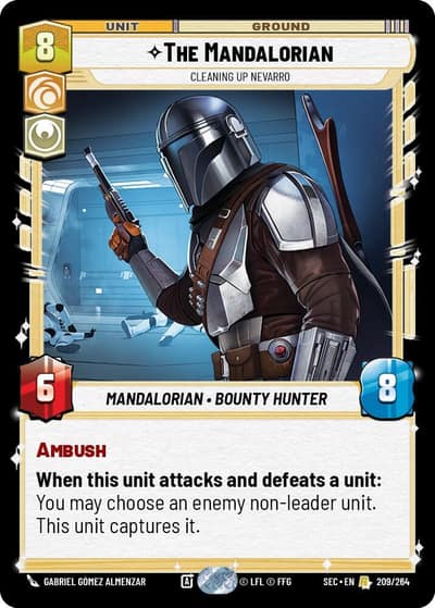 The Mandalorian - Cleaning up Nevarro 209/264 Secrets of Power Star Wars card
