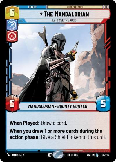 The Mandalorian - Let's See The Puck 52/264 A Lawless Time Star Wars card