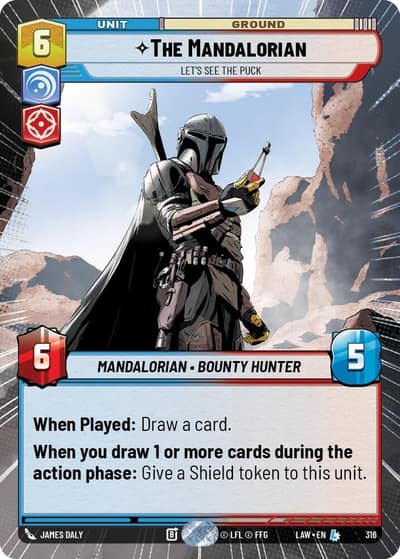 The Mandalorian - Let's See The Puck (Hyperspace) 316 A Lawless Time Star Wars card
