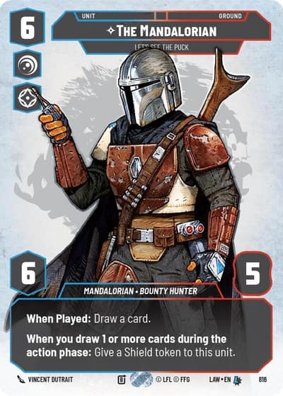The Mandalorian - Let's See The Puck (Prestige) 816 A Lawless Time Star Wars card